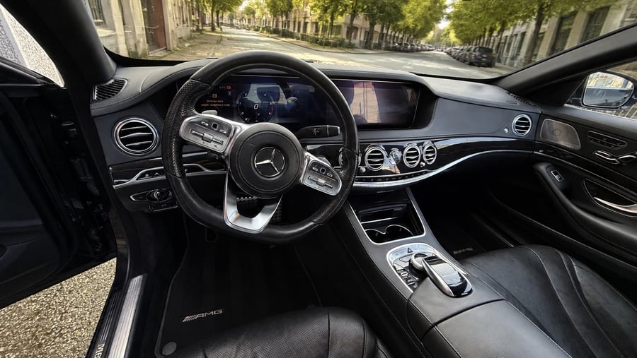Mercedes AMG S-Class enterijer detailing